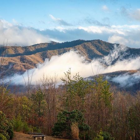 Real Log Cabin With Amazing Views, Hot Tub, Sauna, Games Gatlinburg Dış mekan fotoğraf